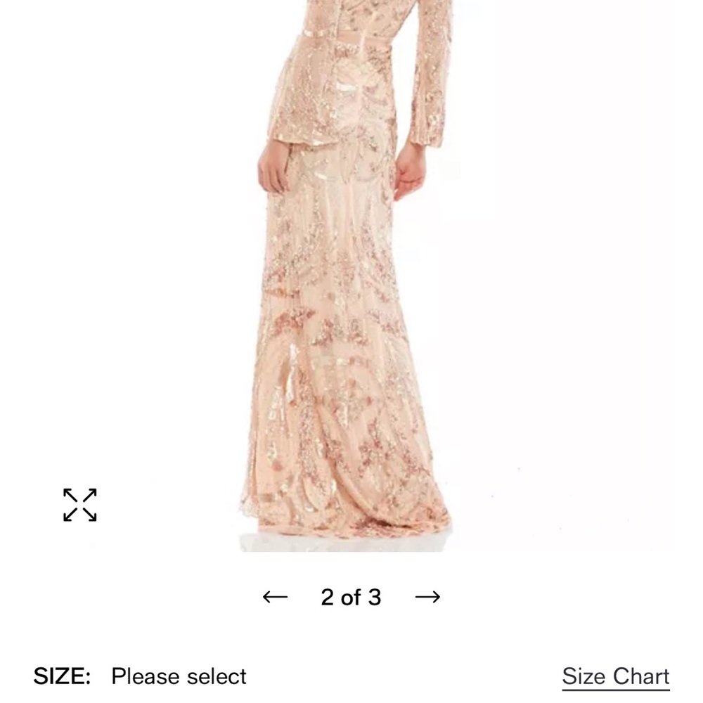 Black tie Mac Duggal Evening Gown - Picture 5 of 10